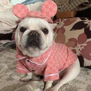 Gucci pink dog cat pet shirt